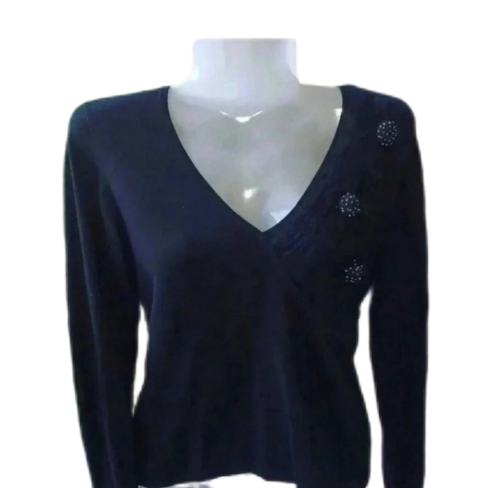 BCBG sweater with decorations Women's Size Small